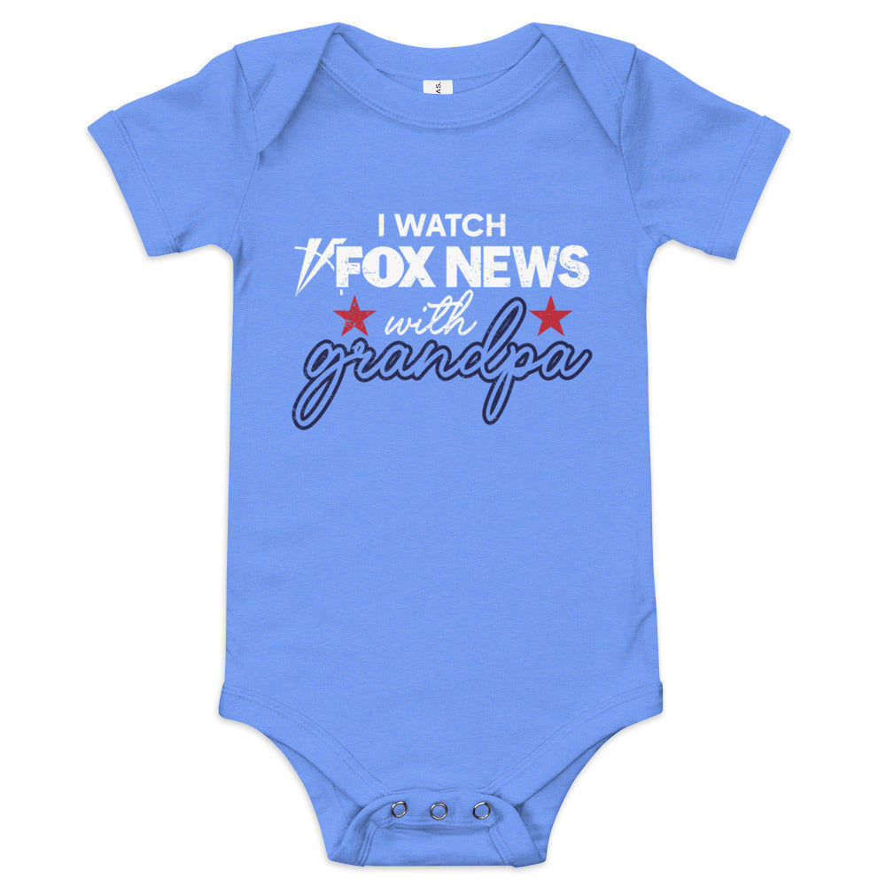 FOX News I Watch with Grandpa Baby Bodysuit