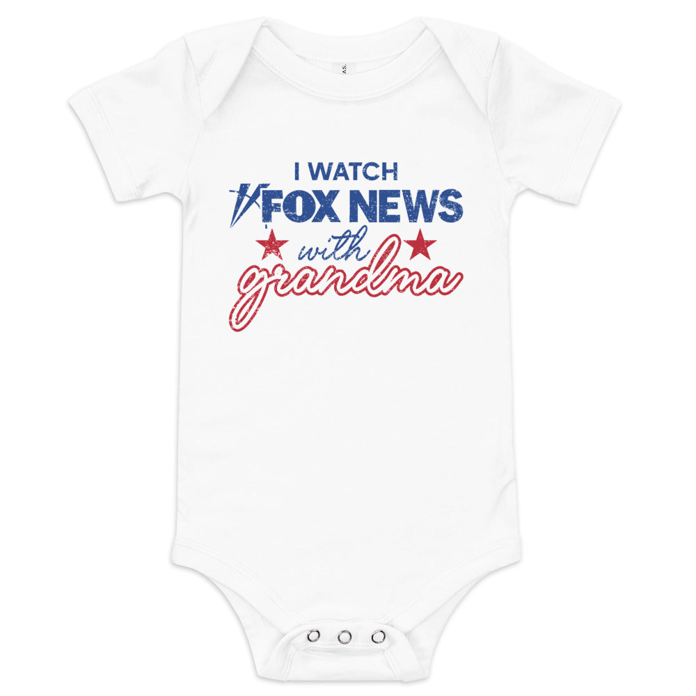 FOX News I Watch with Grandma Baby Bodysuit