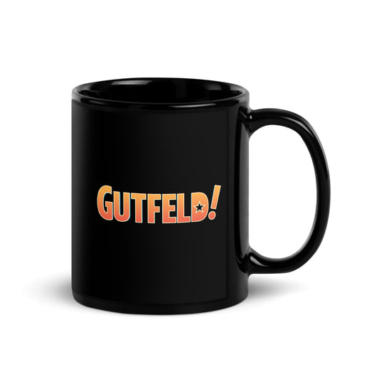 Gutfeld! And I love you, America Black Mug