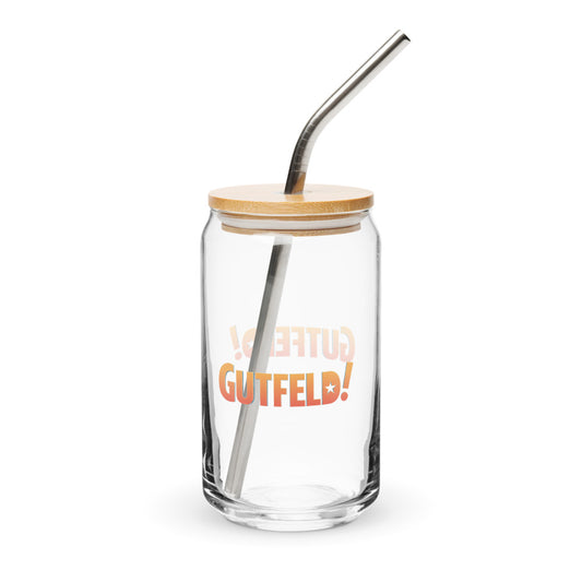 Gutfeld! Logo 16 oz. Can Shaped Glass