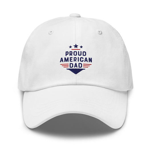 FOX News Proud American Dad Hat White