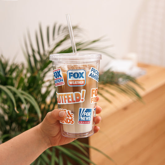 FOX News Logos 16 oz. Plastic Tumbler