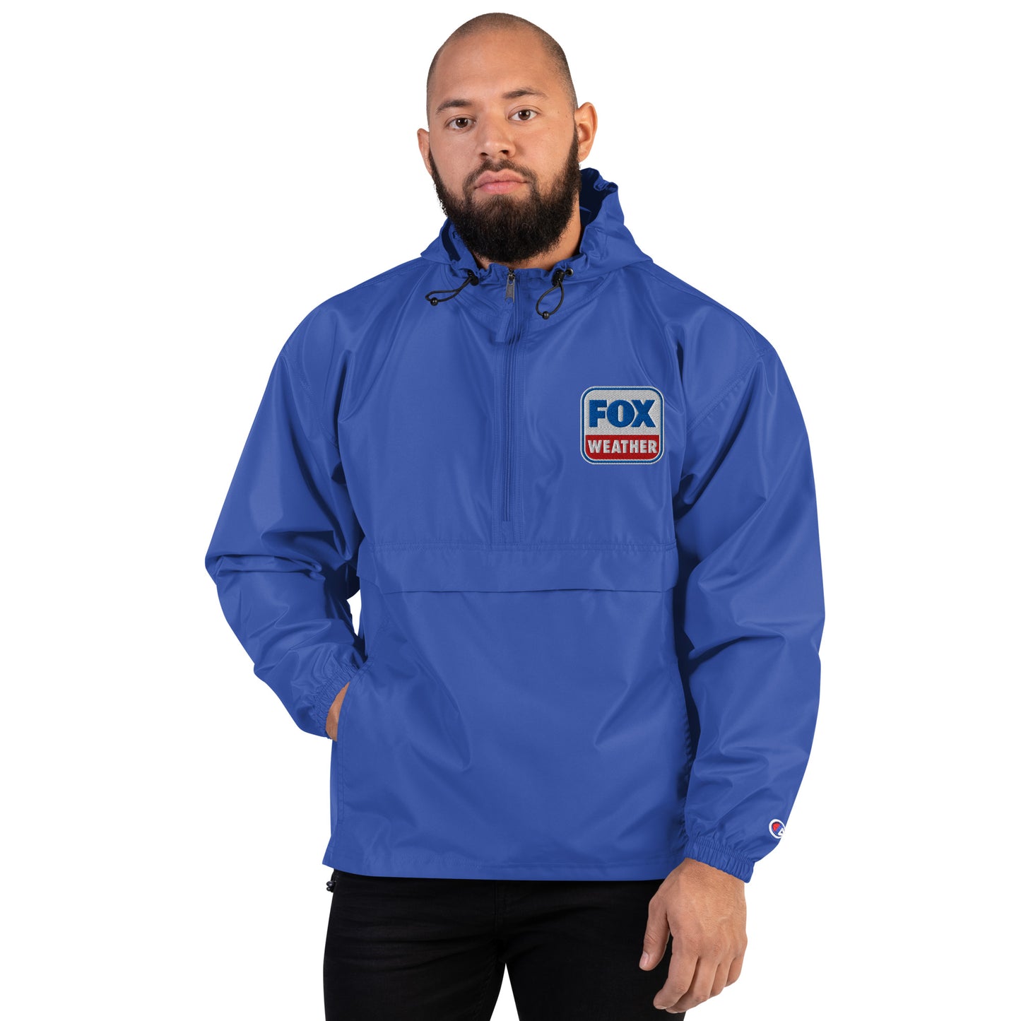 FOX Weather Embroidered Logo Champion Packable Jacket