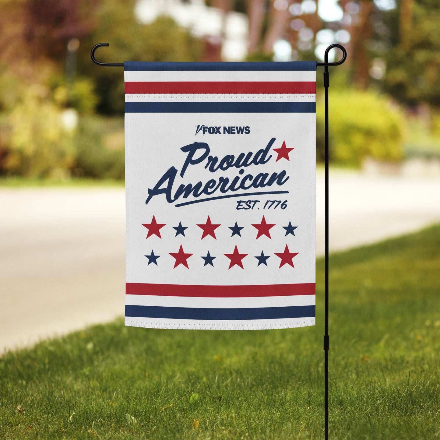 FOX News Proud American Est. 1776 Garden Flag