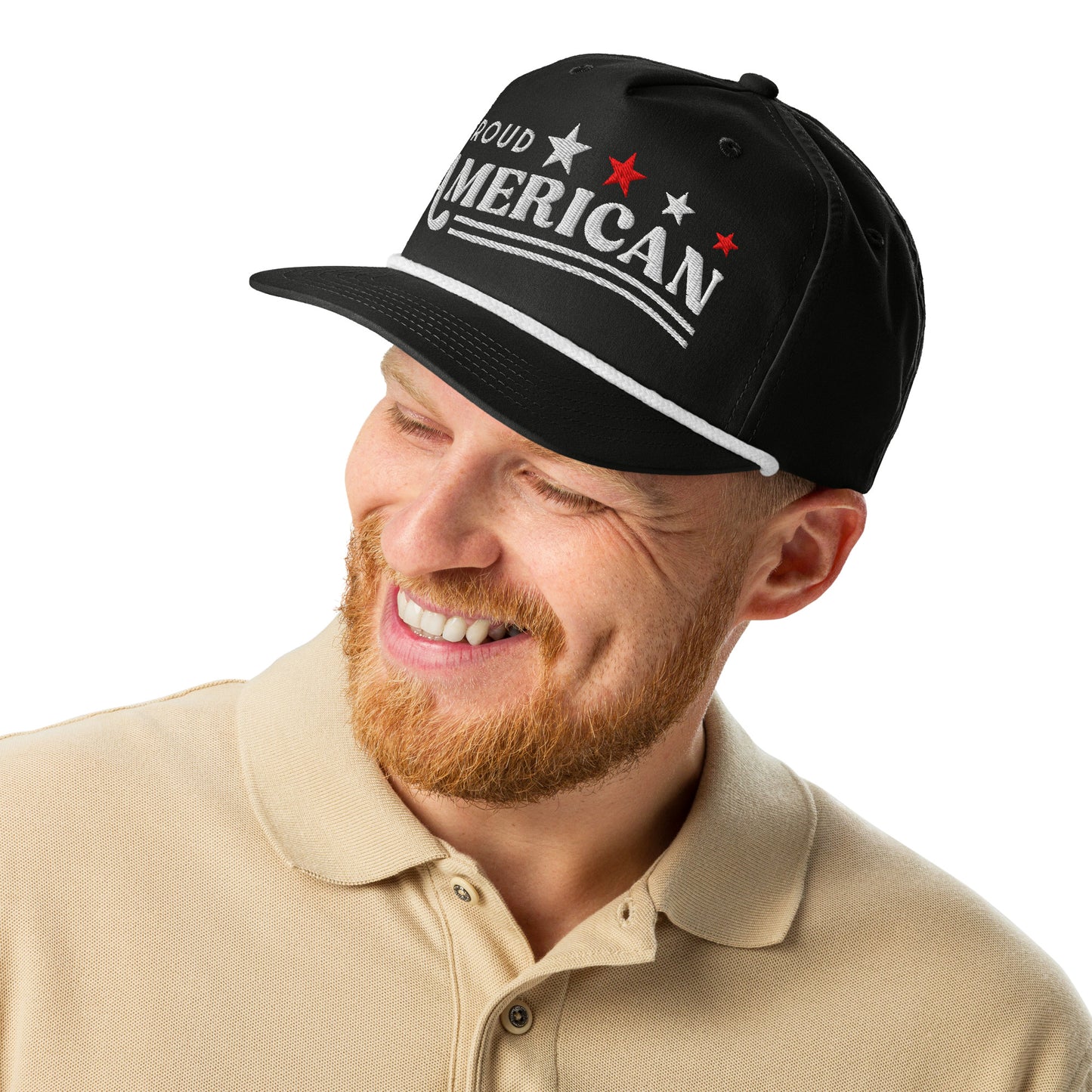 FOX News Proud American Embroidered Golf Rope Cap