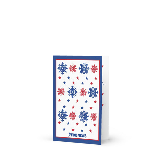 FOX News Holiday Snowflakes Greeting Card-2