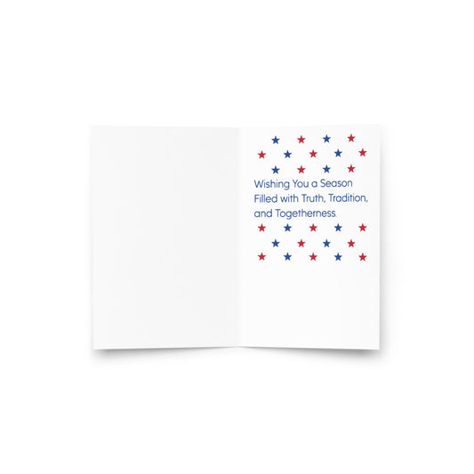 FOX News Holiday Snowflakes Greeting Card