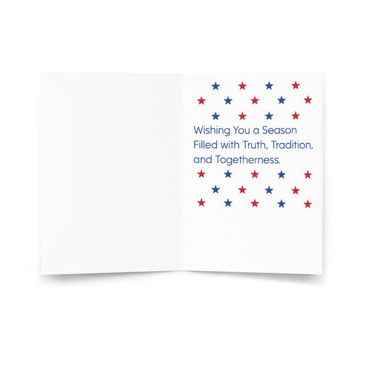 FOX News Holiday Snowflakes Greeting Card