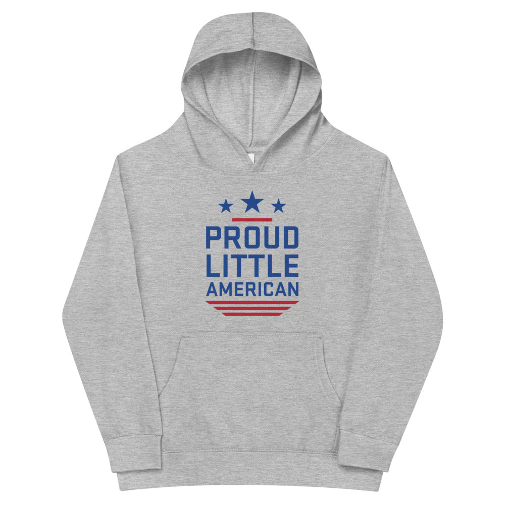 Fox News Proud Little American Kids Hoodie Athletic Heather