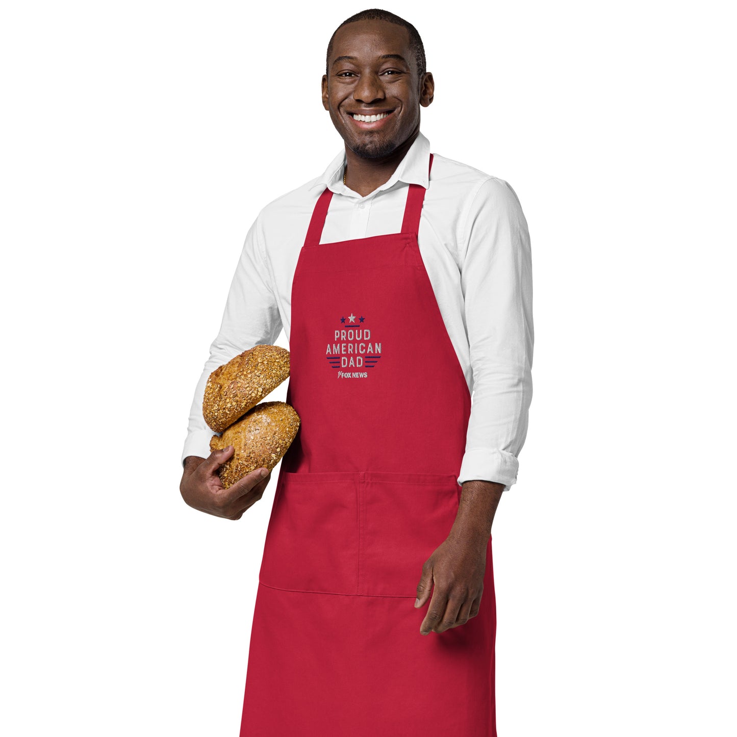 FOX News Proud American Dad Embroidered Apron
