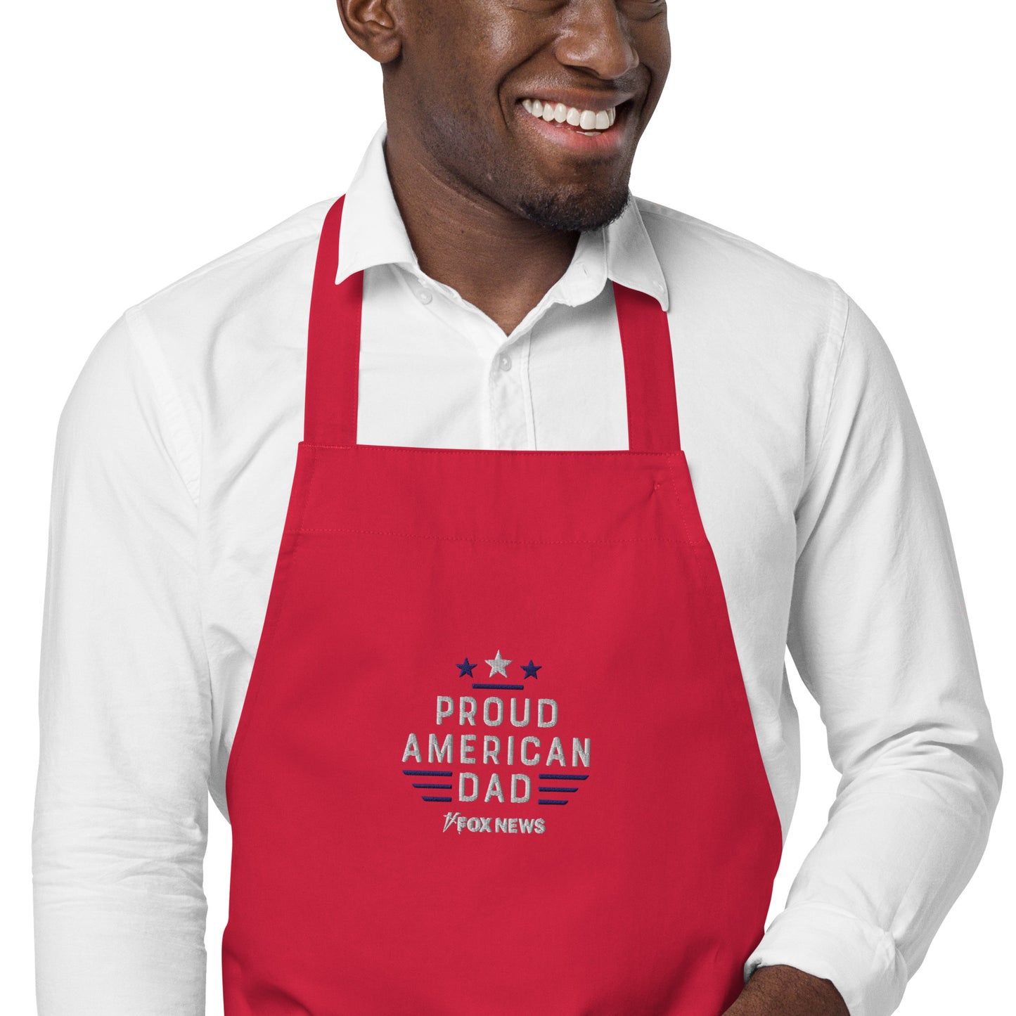 FOX News Proud American Dad Embroidered Apron