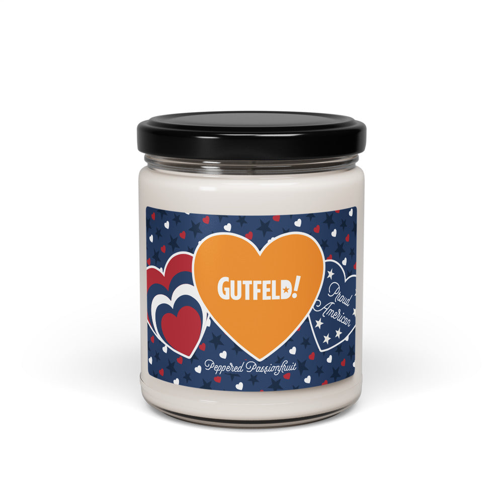Gutfeld! Hearts And Stars Candle Peppered Passionfruit