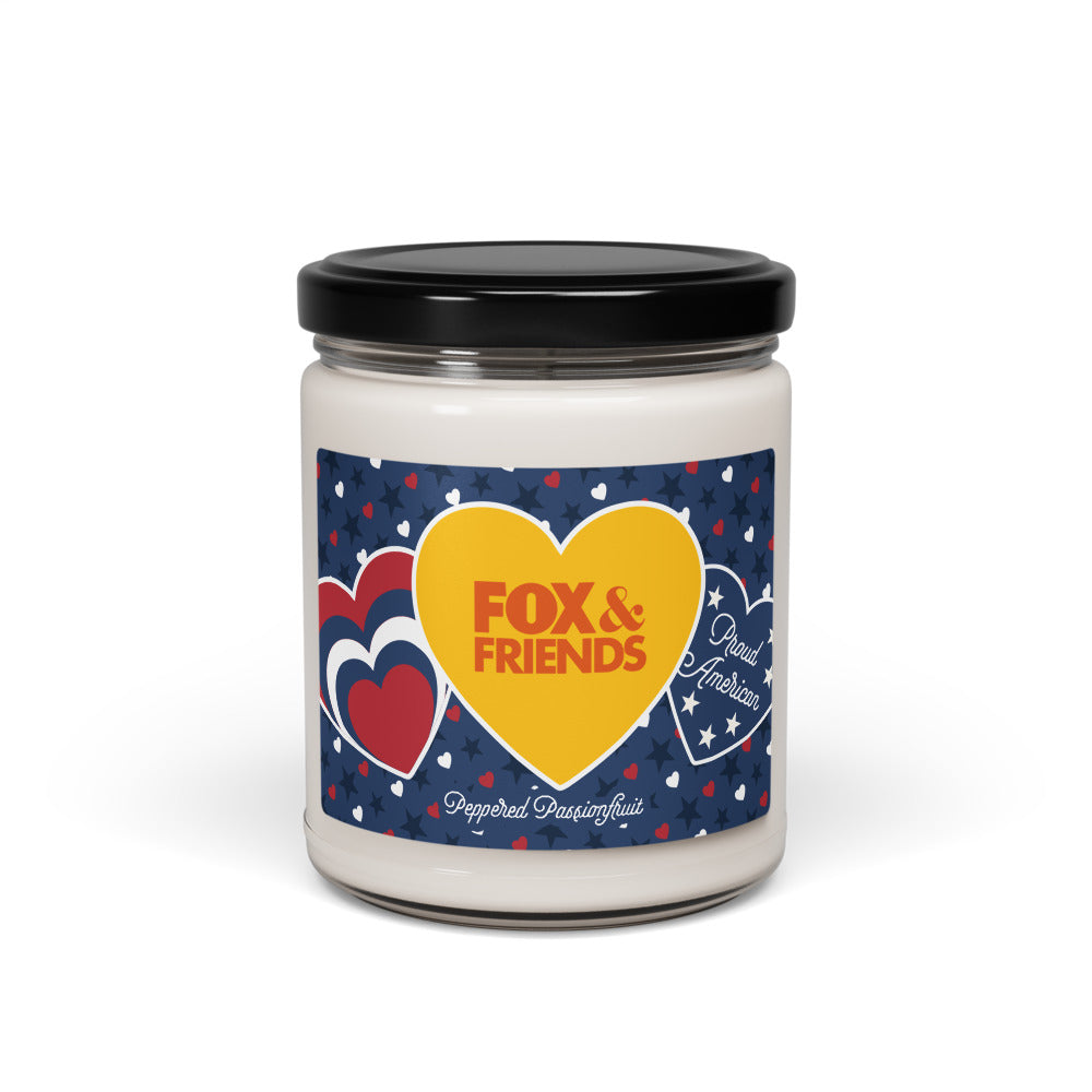 Fox & Friends Hearts And Stars Candle Peppered Passionfruit