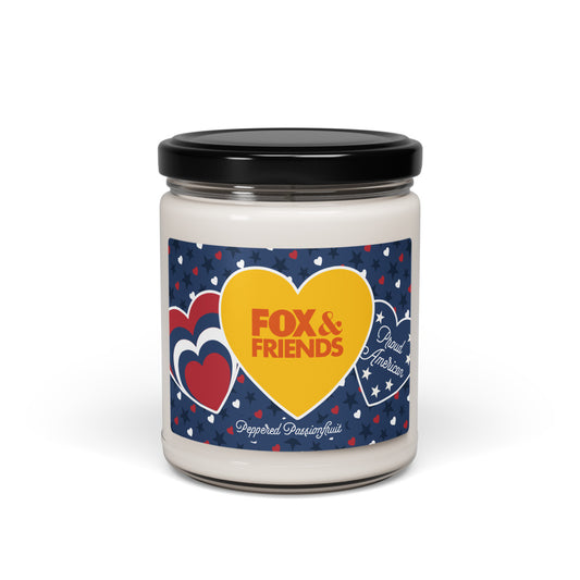 Fox & Friends Hearts And Stars Candle Peppered Passionfruit