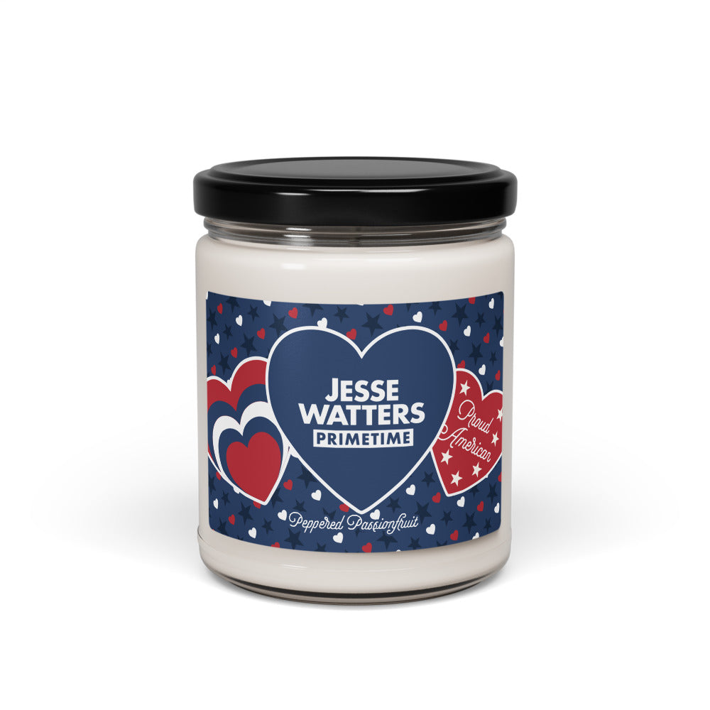 Jesse Watters Hearts And Stars Candle Peppered Passionfruit