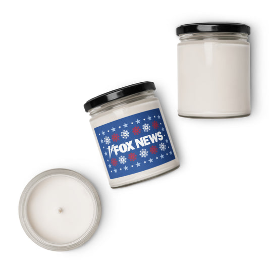 FOX News Holiday Snowflakes Scented Candle-8
