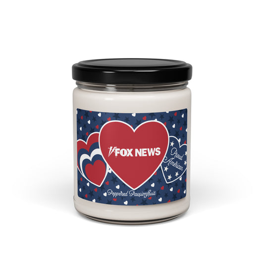 FOX News Proud American Hearts And Stars Candle