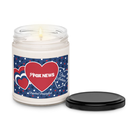 FOX News Proud American Hearts And Stars Candle