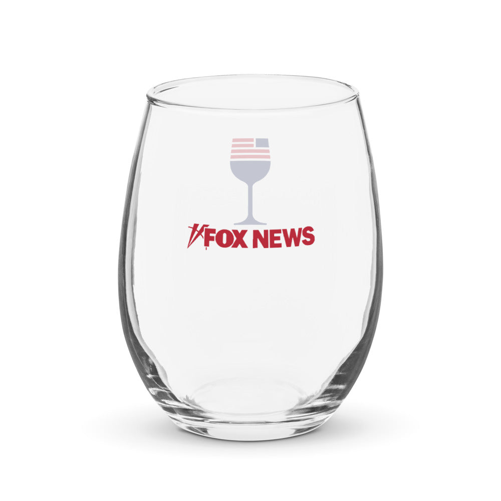 FOX News Stemless Wine Glass
