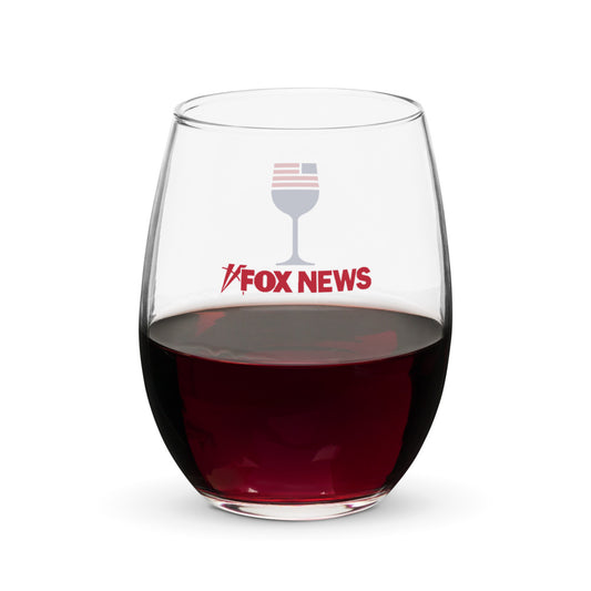 FOX News Wine Stemless Wine Glass