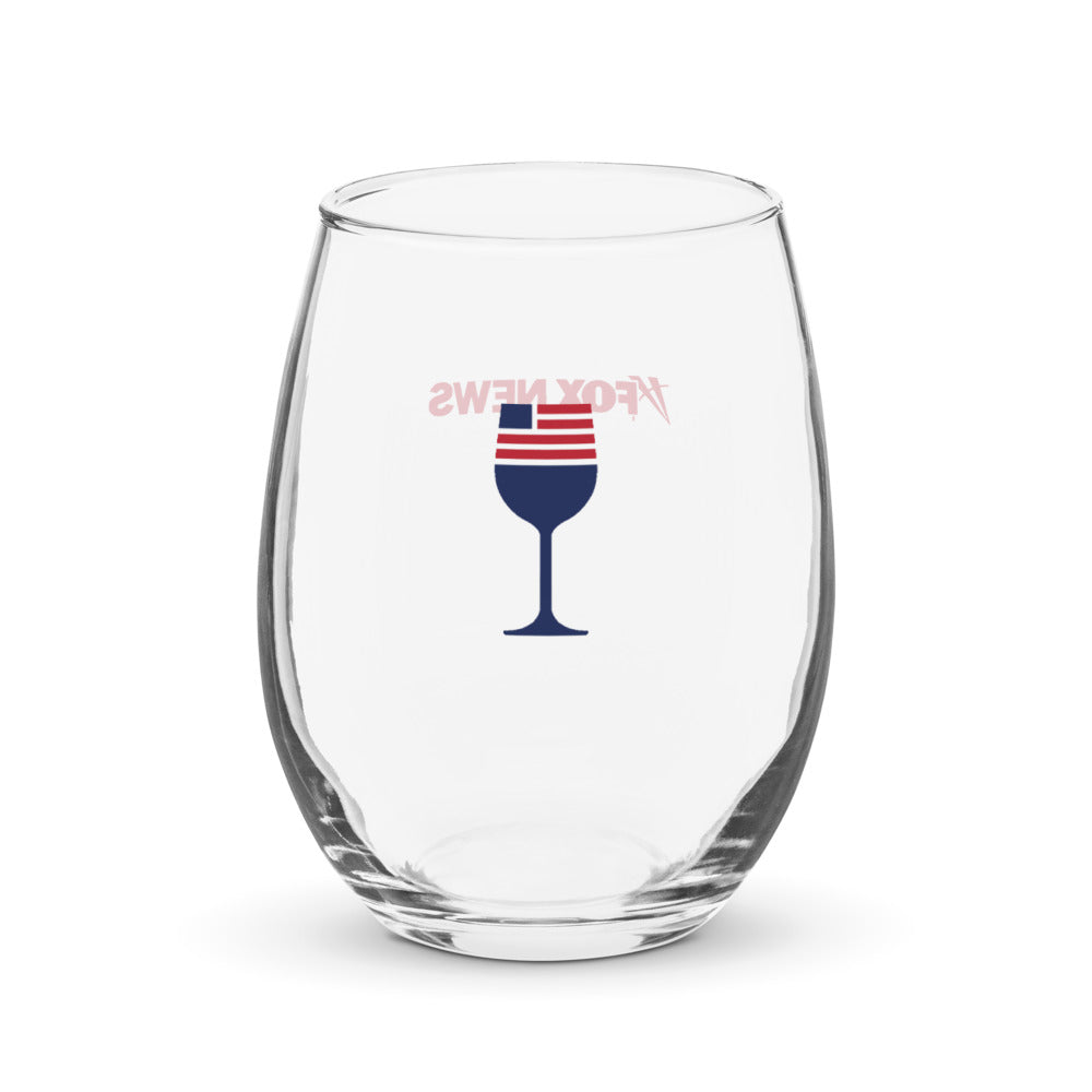 FOX News Wine Stemless Wine Glass