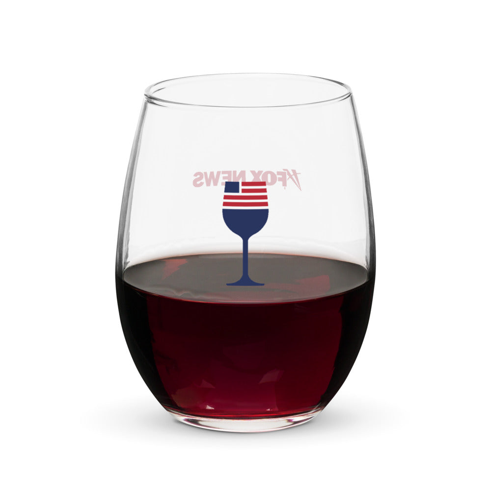 FOX News Stemless Wine Glass