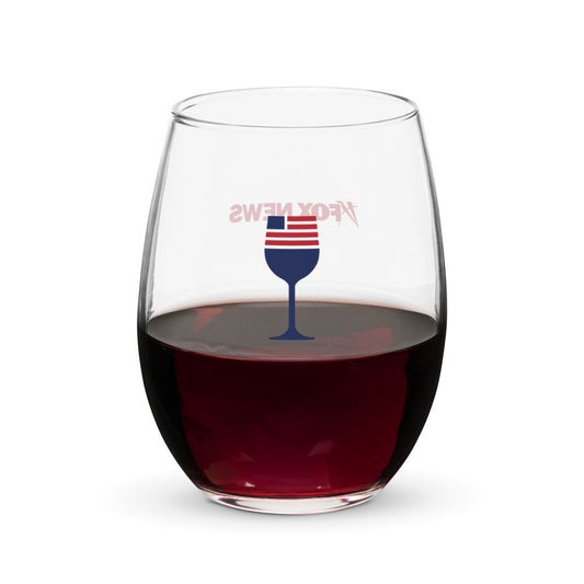 FOX News Wine Stemless Wine Glass