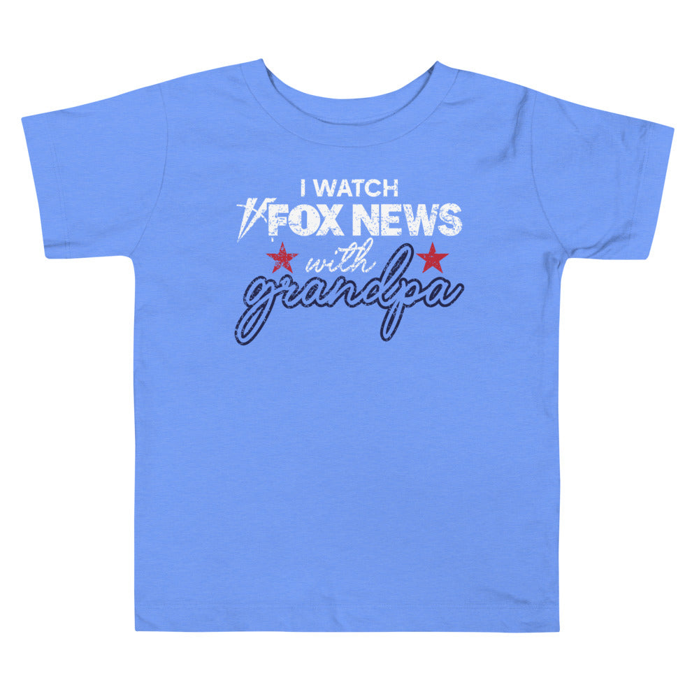 FOX News I Watch with Grandpa Toddler Shirt