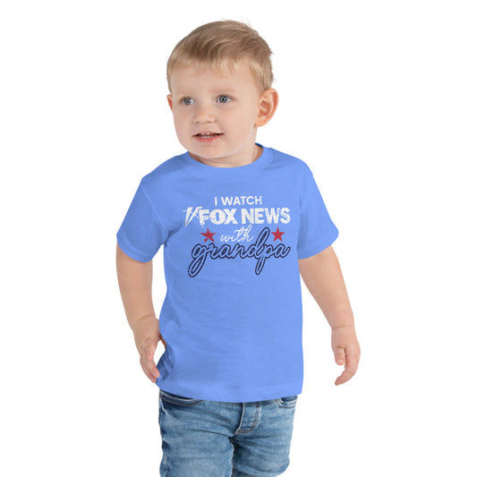 FOX News I Watch with Grandpa Toddler Shirt