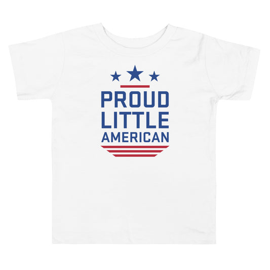 Fox News Proud Little American Toddler T-Shirt White
