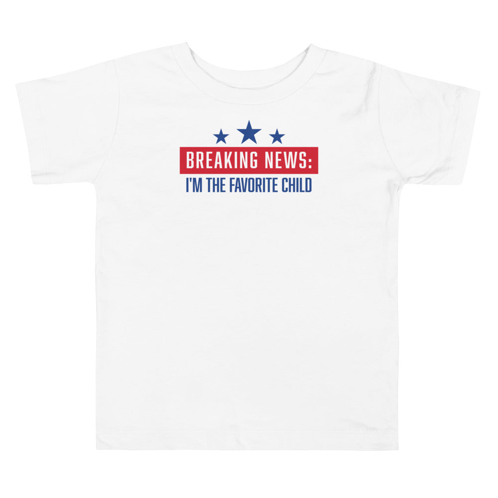 Fox News Breaking News Toddler T-Shirt White
