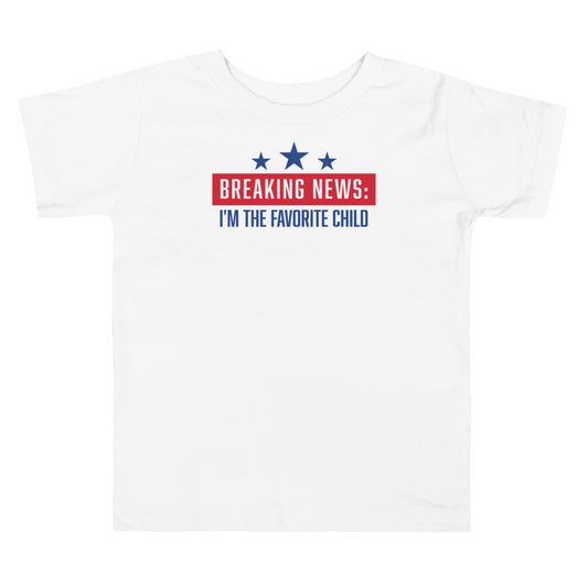 Fox News Breaking News Toddler T-Shirt White