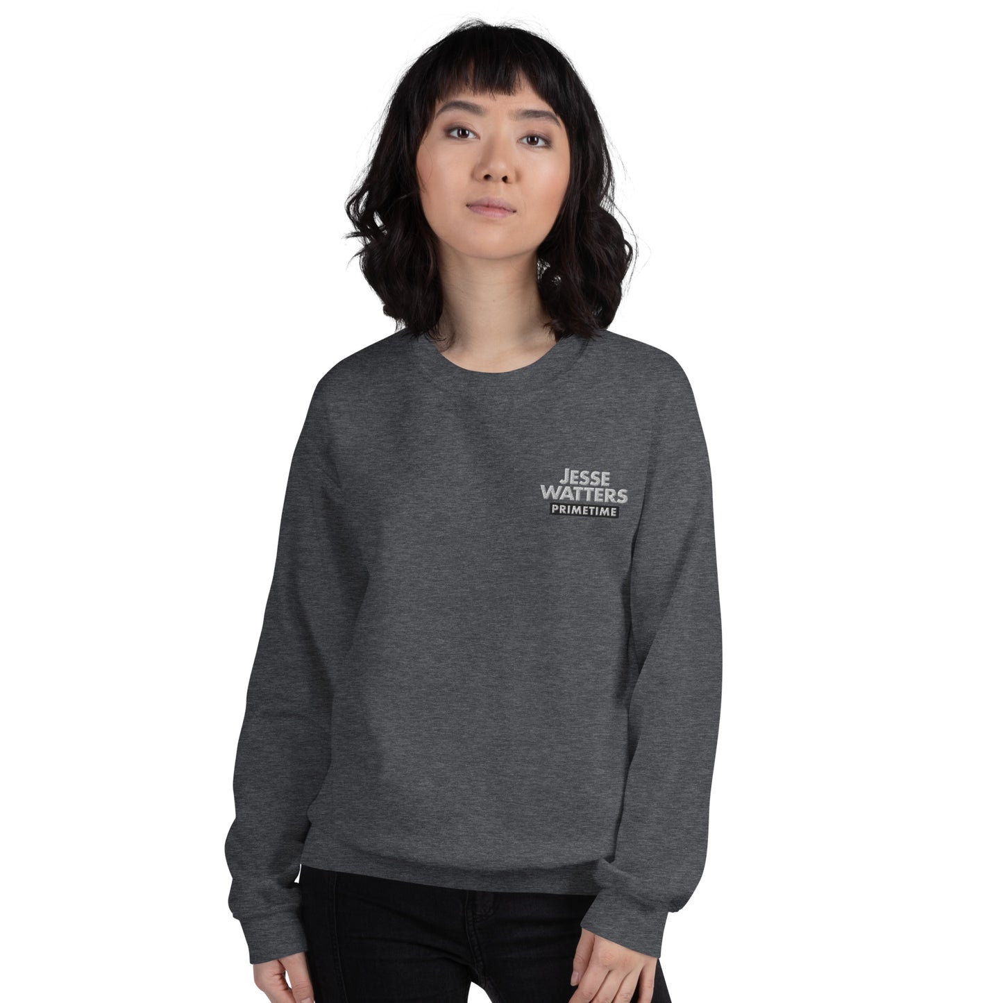 Jesse Watters Primetime Embroidered Logo Crewneck