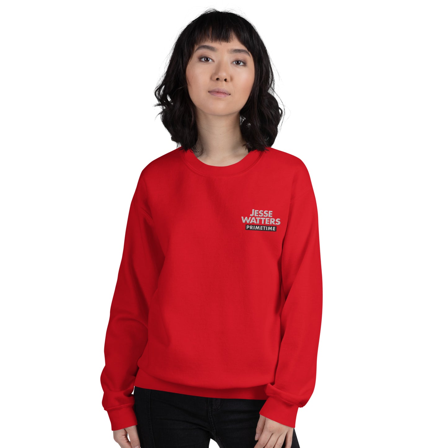 Jesse Watters Primetime Embroidered Logo Crewneck