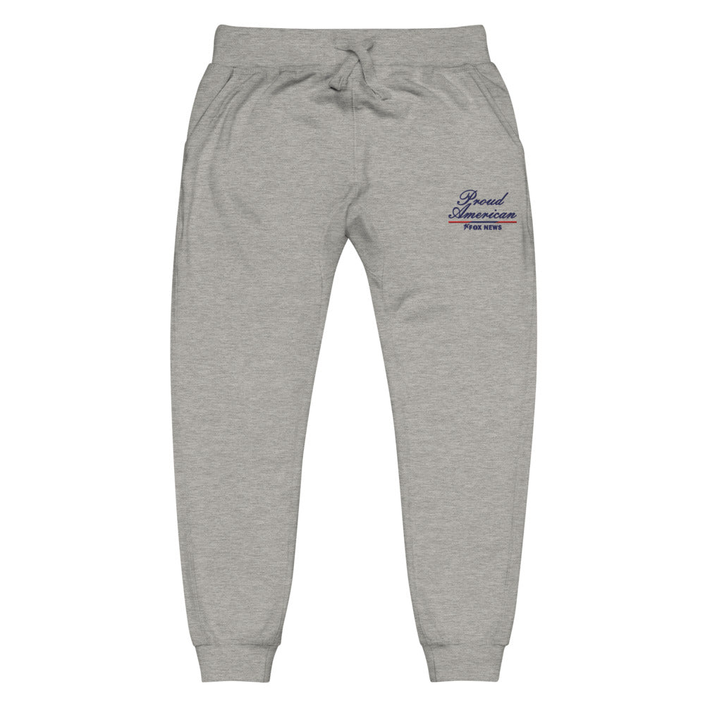 FOX News Sweatpants Proud American Grey