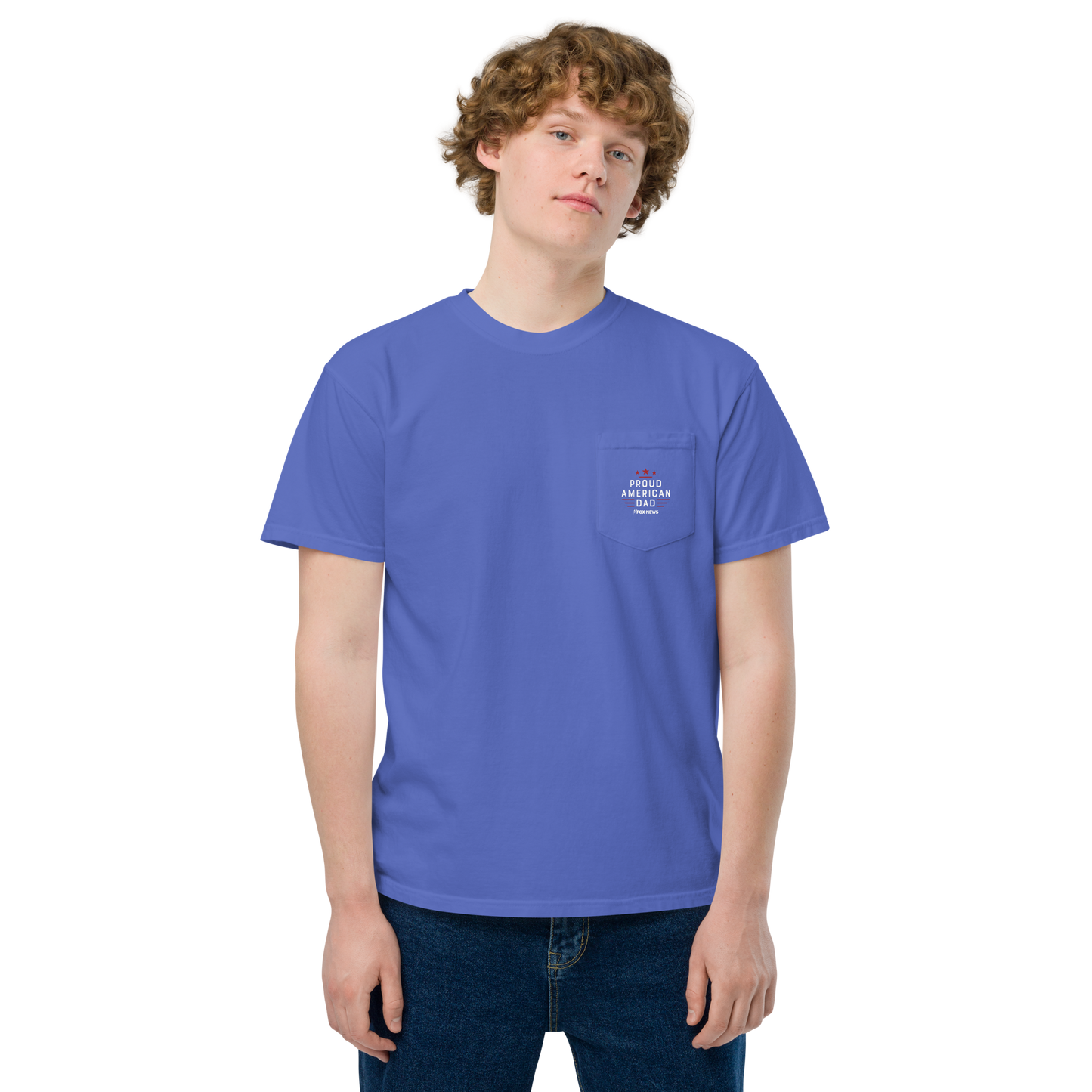 FOX News Proud American Dad Pocket T-Shirt