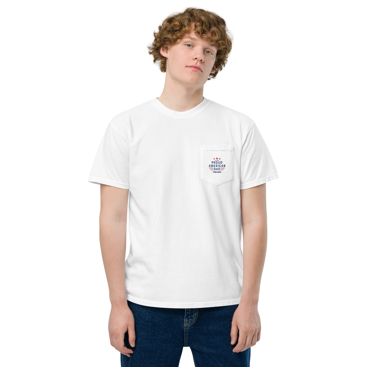 FOX News Proud American Dad Pocket T-Shirt