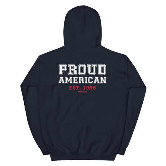 Fox News Proud American Hoodie Navy