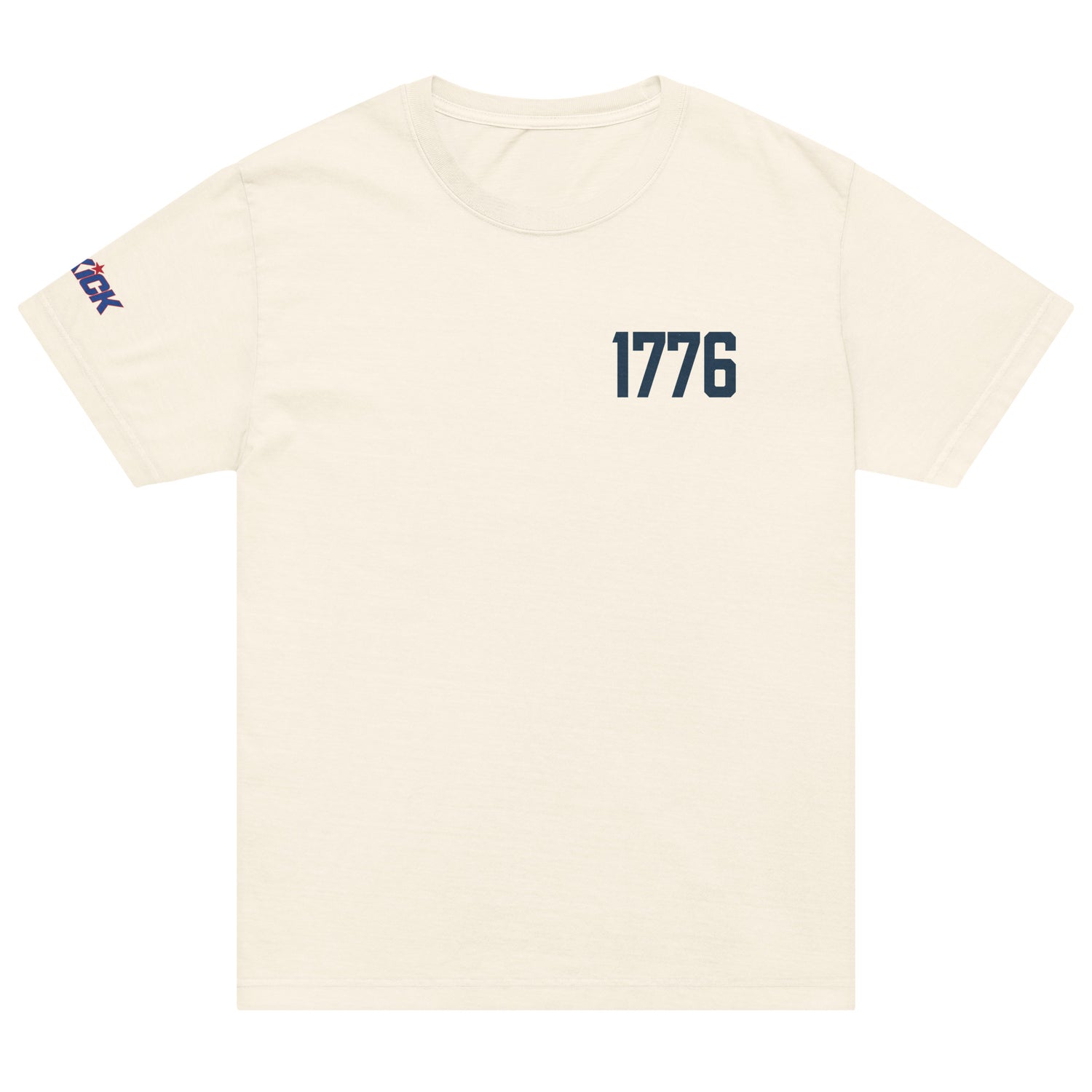A clean lifestyle shot of the Fox Outkick t-shirt displayed against a neutral, bright background.