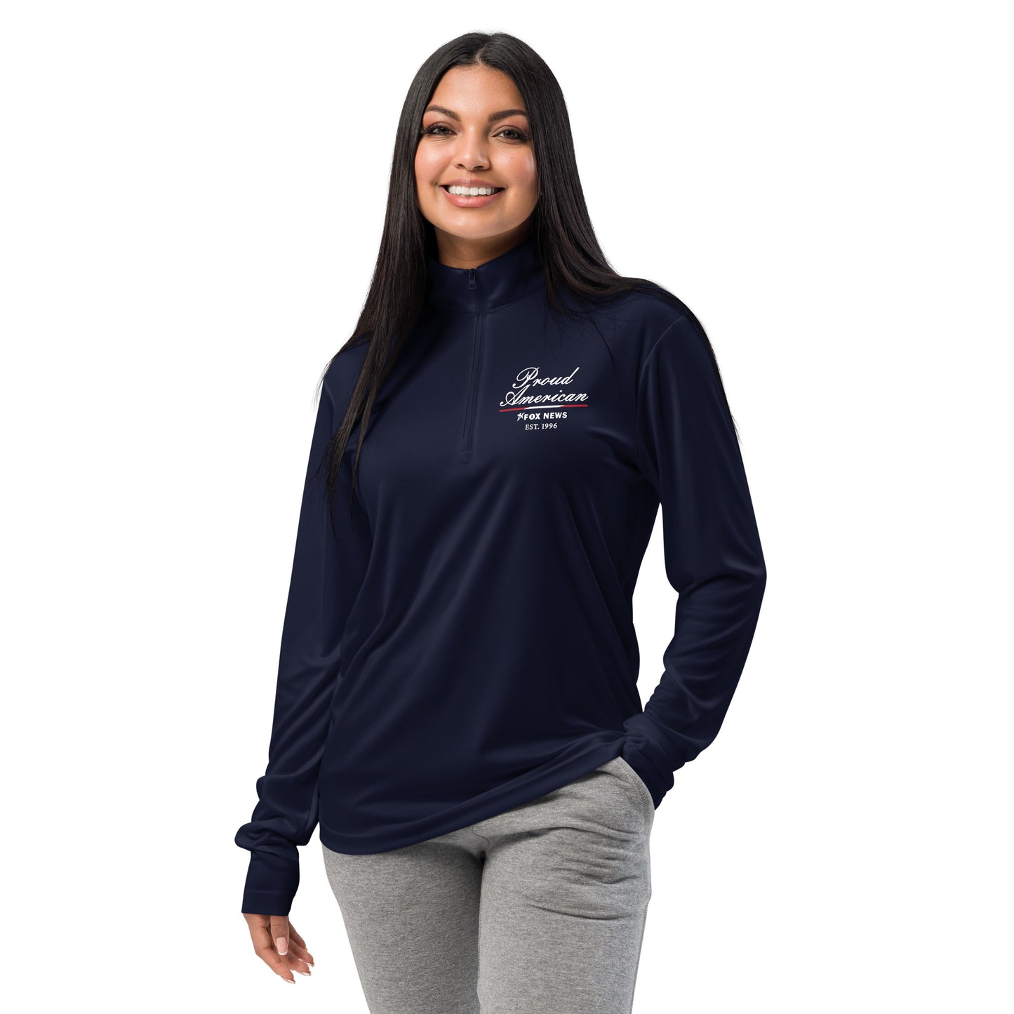 FOX News Proud American Quarter Zip Pullover
