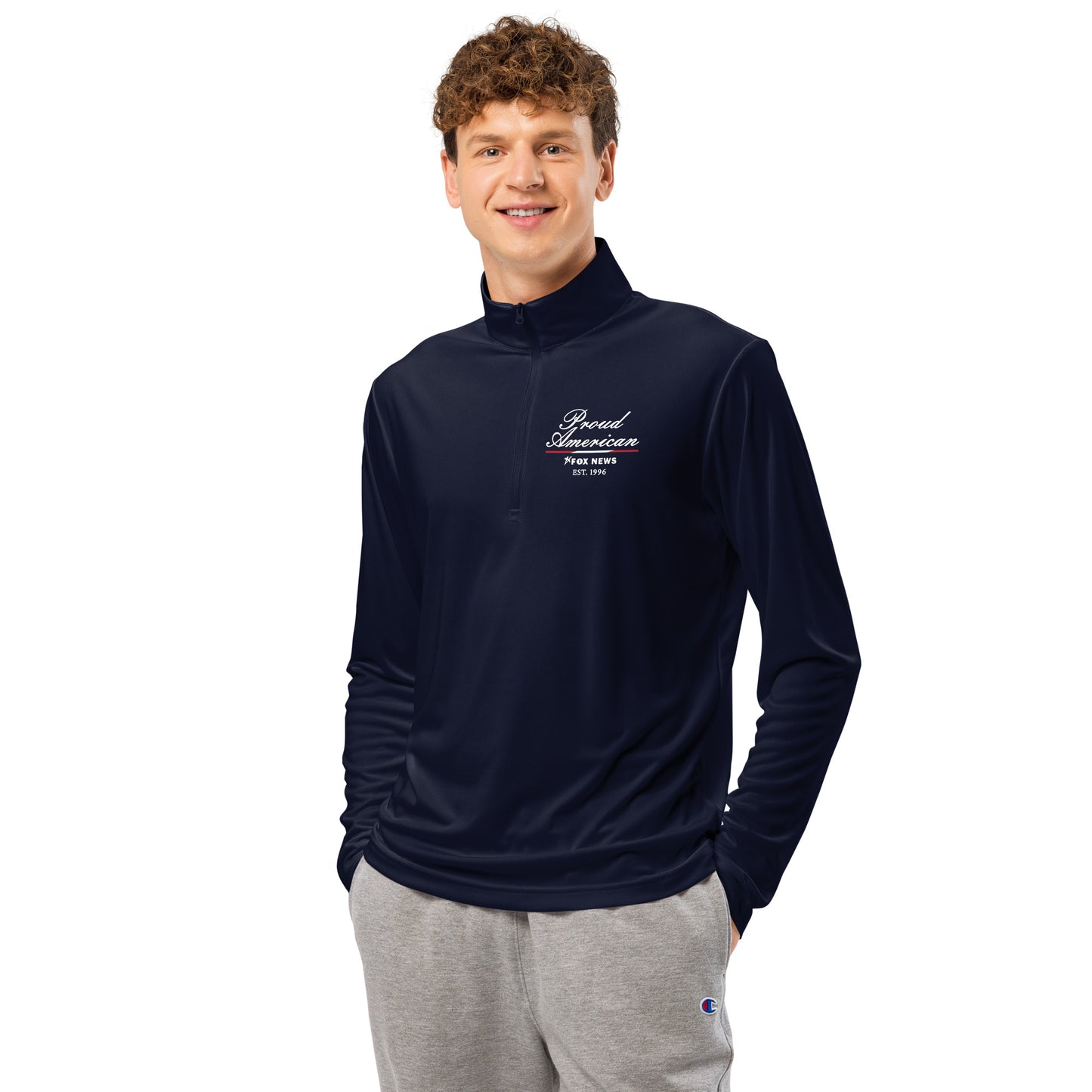 FOX News Proud American Quarter Zip Pullover