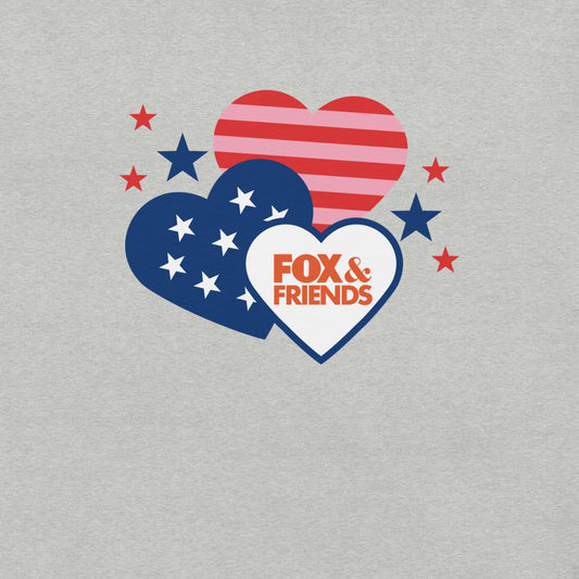 FOX & Friends Hearts Unisex T-Shirt