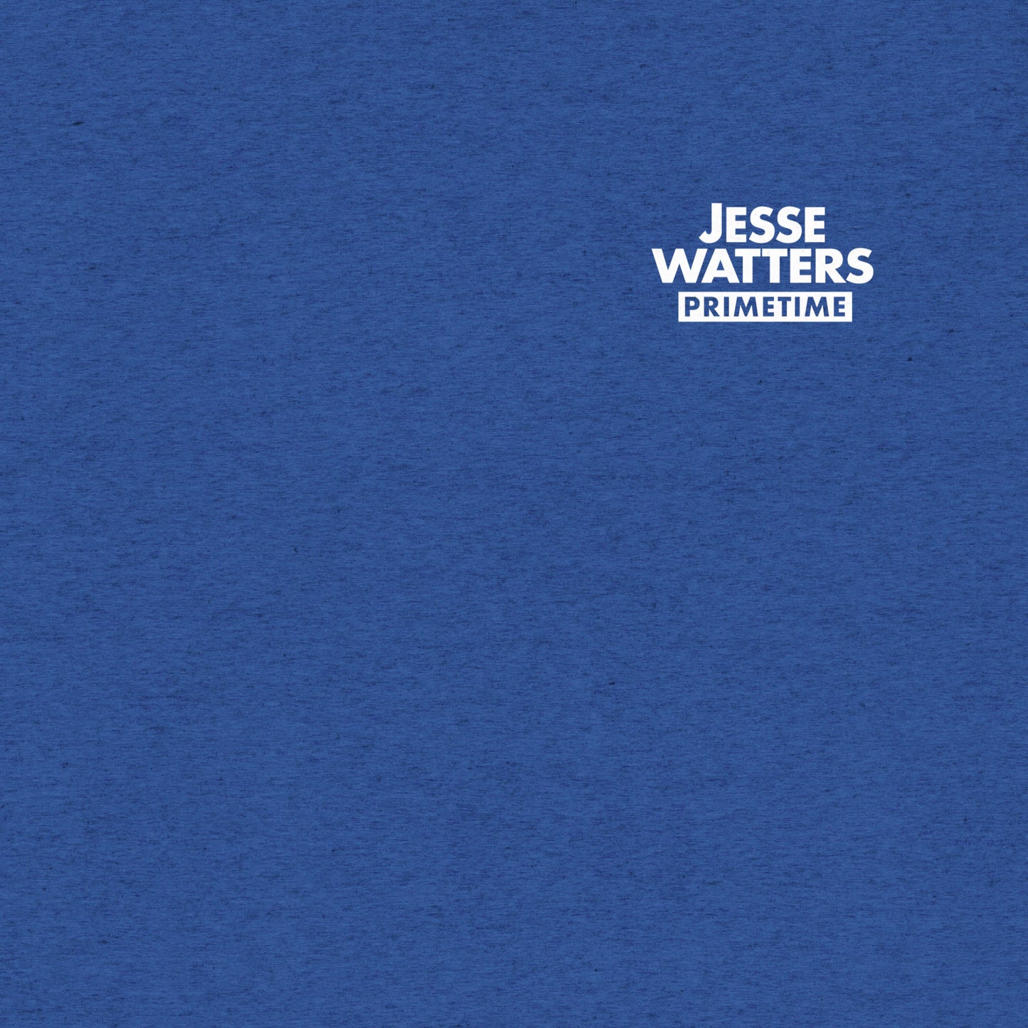 An everyday outdoor setting featuring the true royal triblend Jesse Watters Primetime t-shirt displayed clearly.