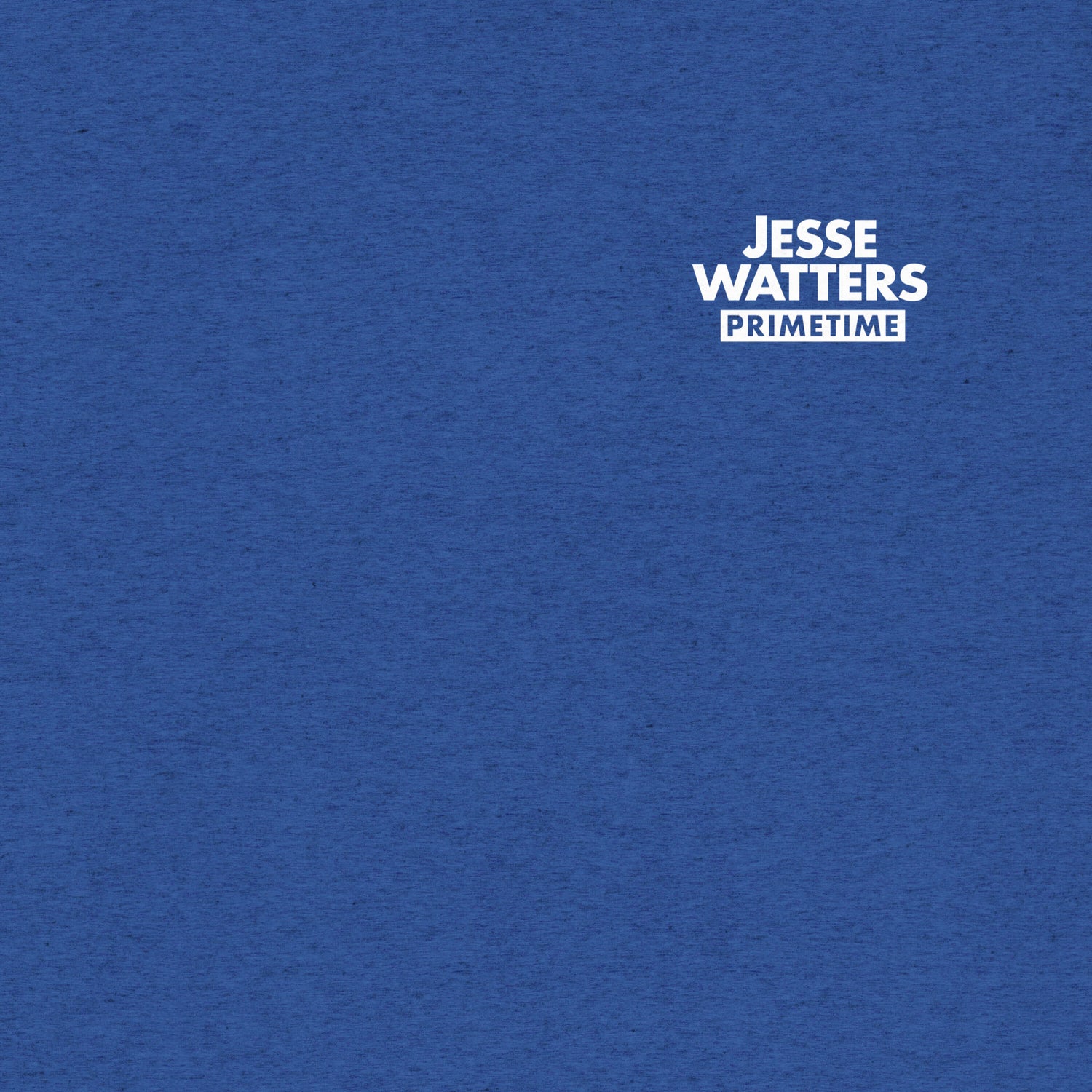 An everyday outdoor setting featuring the true royal triblend Jesse Watters Primetime t-shirt displayed clearly.