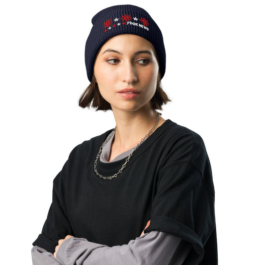FOX News Tis The Season Snowflakes Beanie Birch-8