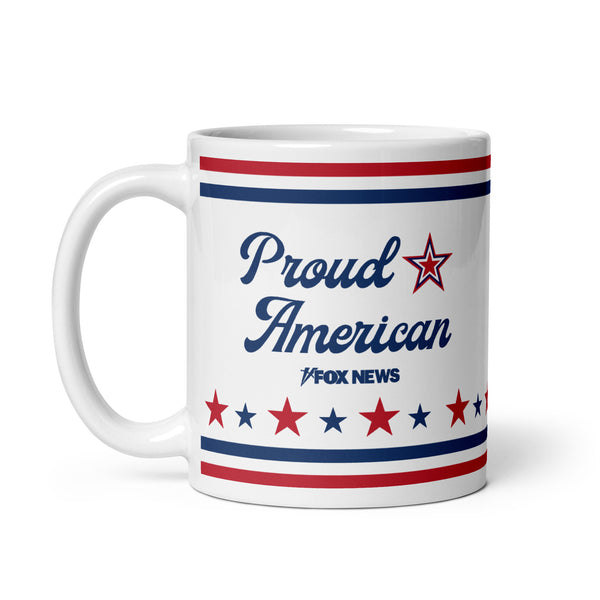 abc news coffee mug FOX News Proud American Mug