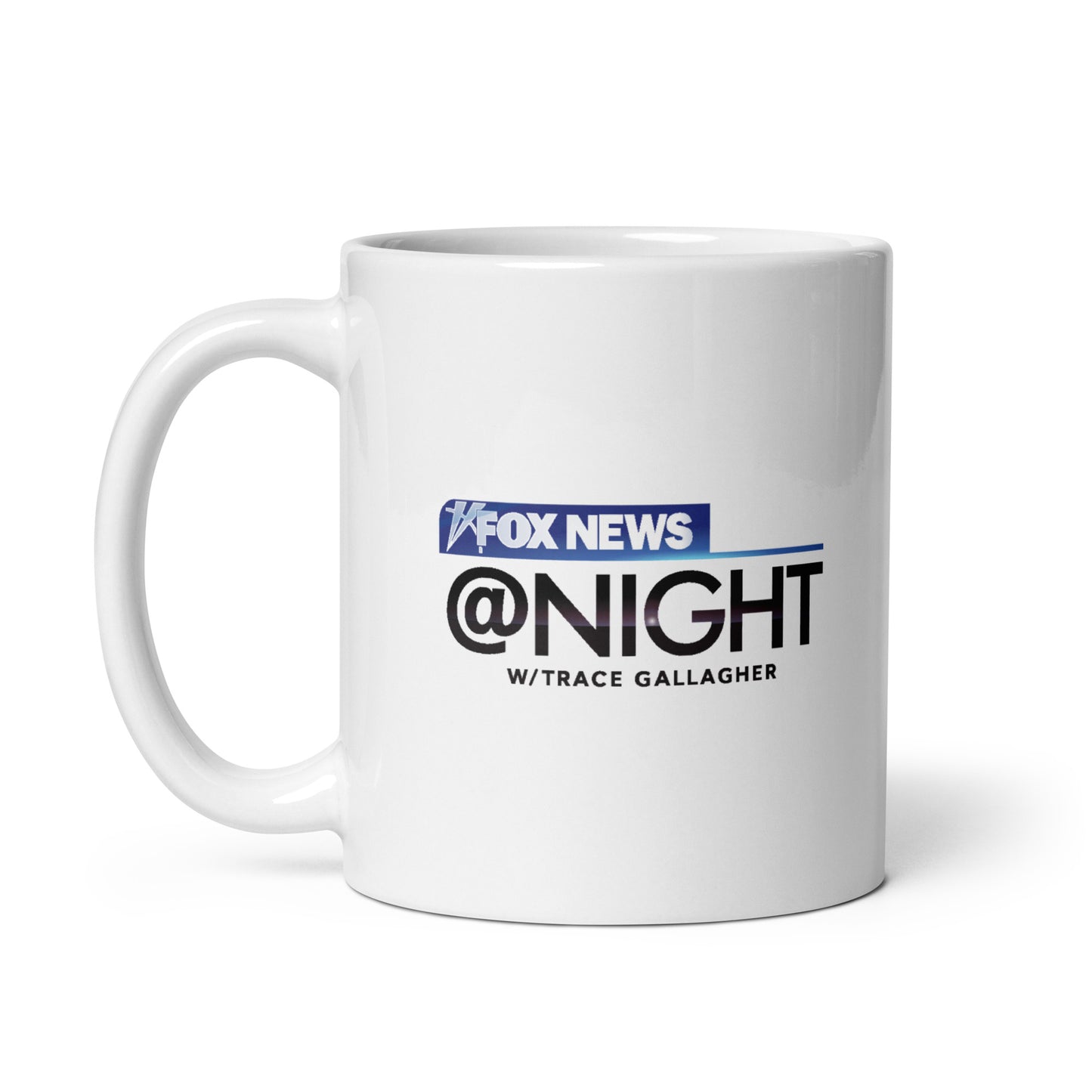 Close-up of the crisp FOX News logo and festive Common Sense Halloween graphic on a high-quality ceramic mug.