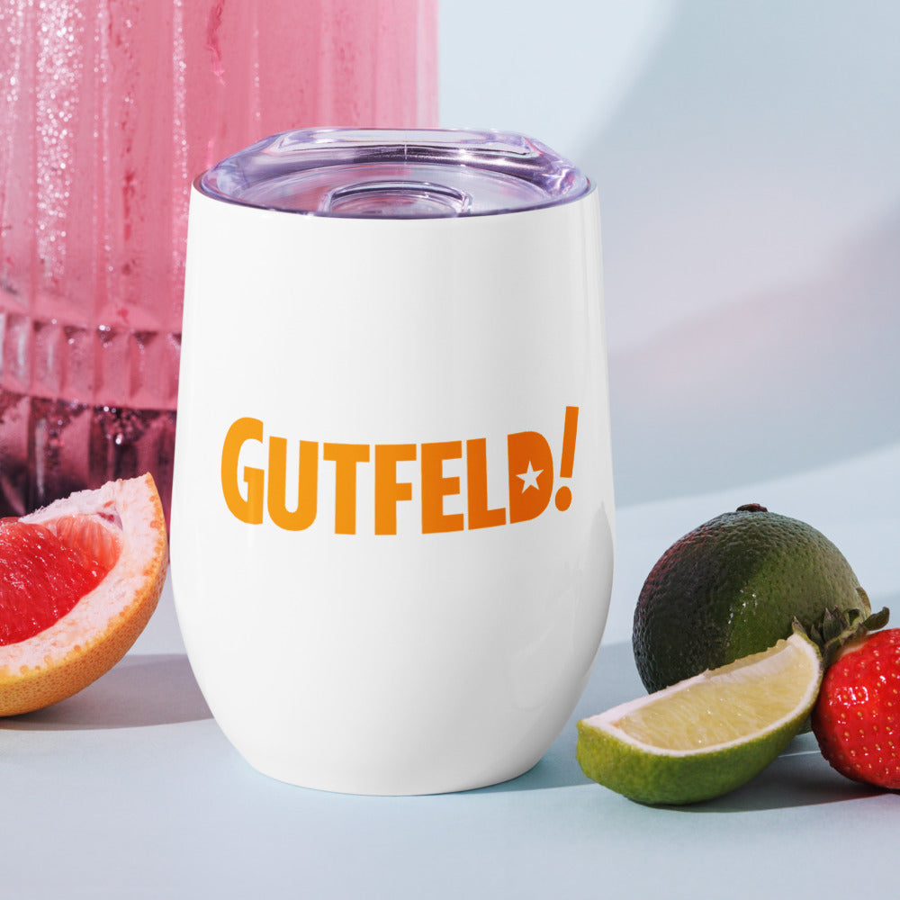 Gutfeld! Hearts Wine Tumbler