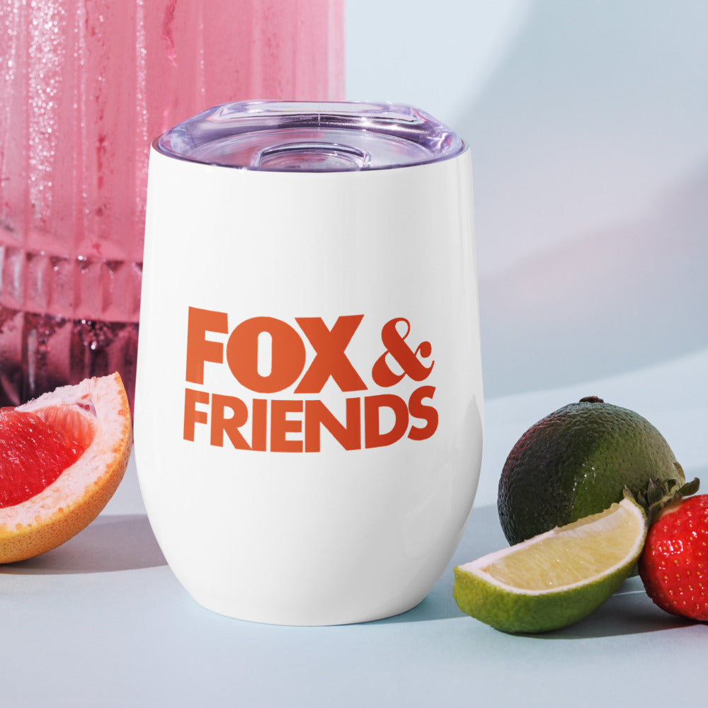 FOX & Friends Hearts Wine Tumbler