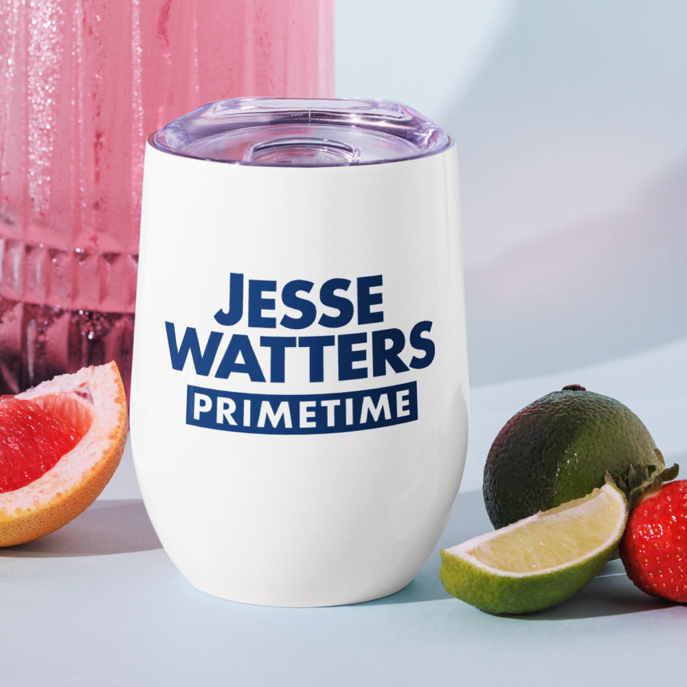 Jesse Watters Primetime Hearts Wine Tumbler